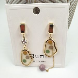 Rumi Irregular Fashion Earrings.